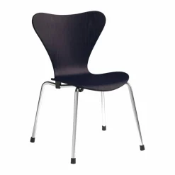 3177 Sjuan barnstol Midnight blue färgad ask-krom