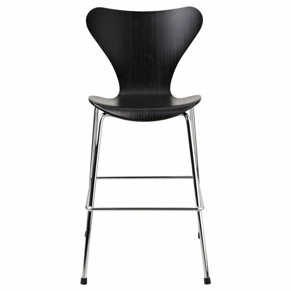 3177 Sjuan Junior stol krom Ash black