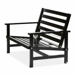 08 soffa Black 2-sits