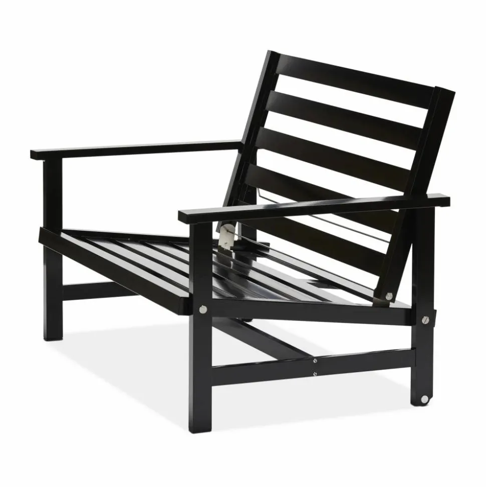 08 soffa Black 2-sits