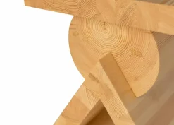 006 AA Side Table sidobord Matt oljevaxad furu 40x40x45 cm
