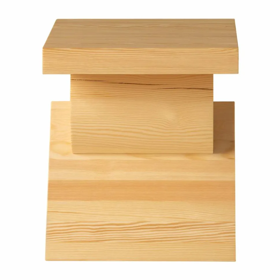 006 AA Side Table sidobord Matt oljevaxad furu 40x40x45 cm