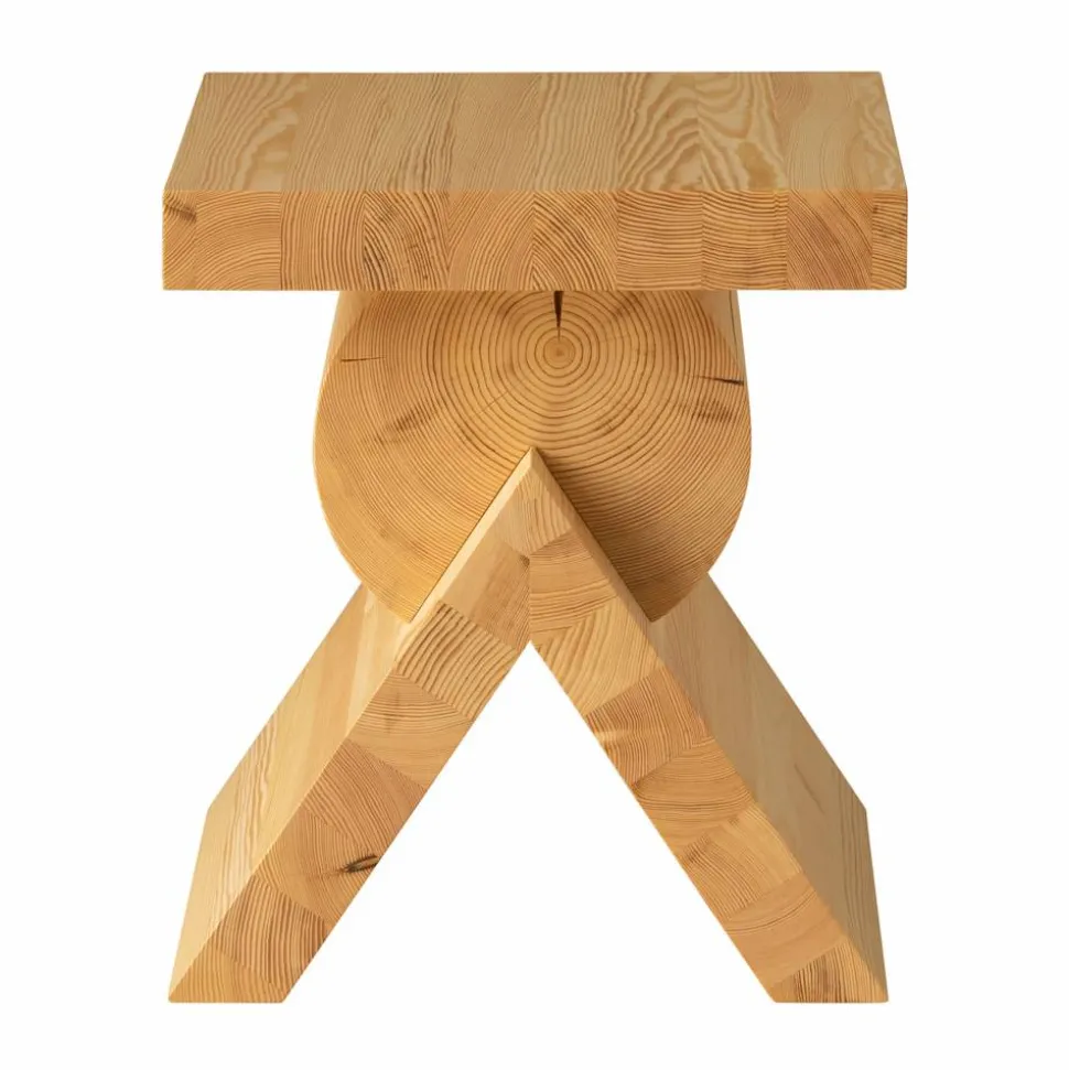 006 AA Side Table sidobord Matt oljevaxad furu 40x40x45 cm