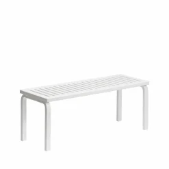 153A bänk Vitlackerad björk
