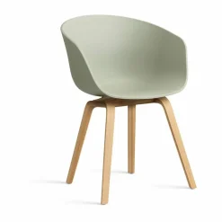 About a Chair 22 stol Pastellgrön-lackerat ekstativ