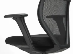ACX Light kontorsstol justerbara armstöd mjuka hjul broms Nero-deep black