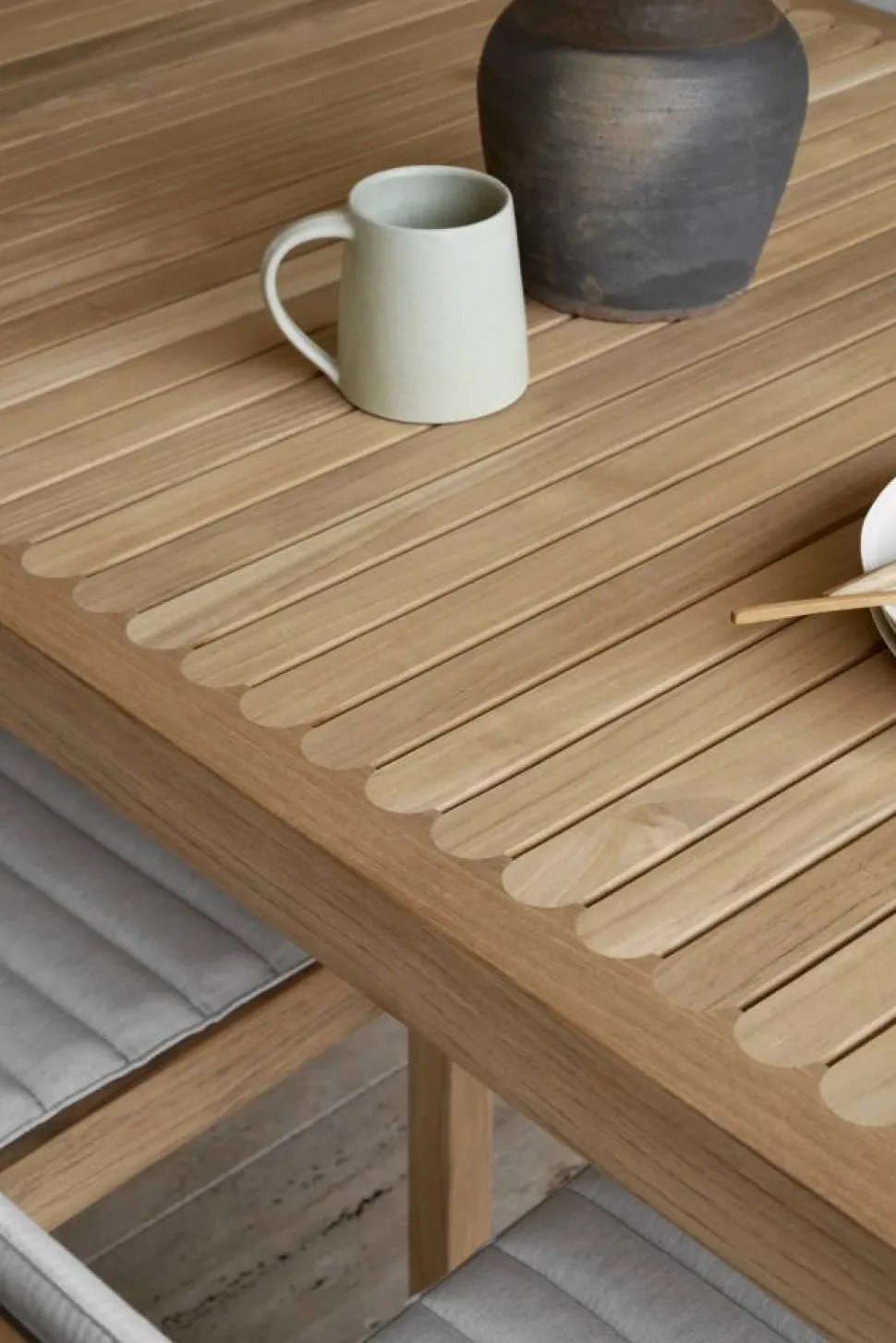 AH901 matbord 203x100 cm Obehandlad teak