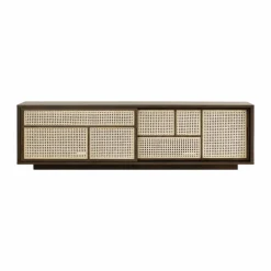 Air sideboard low Mörk ek