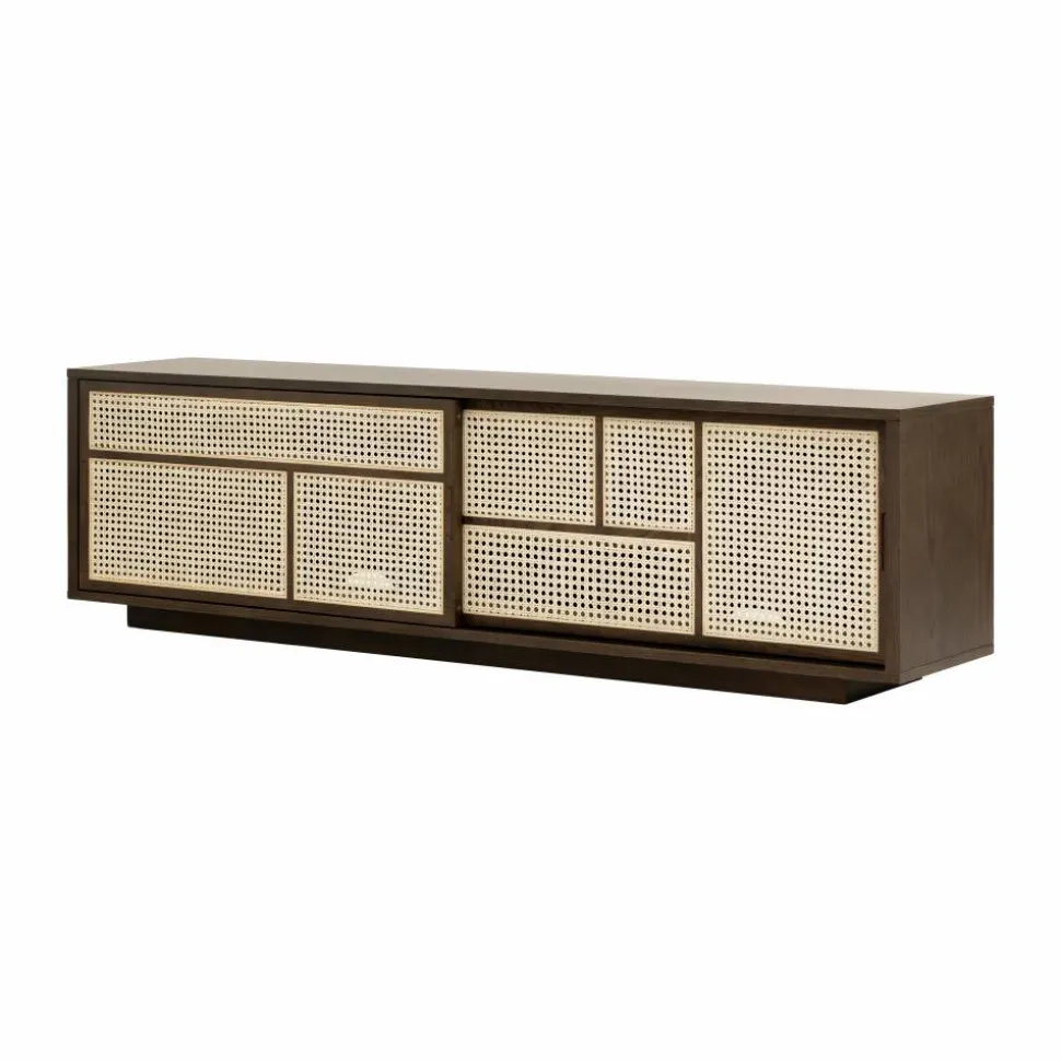 Air sideboard low Mörk ek
