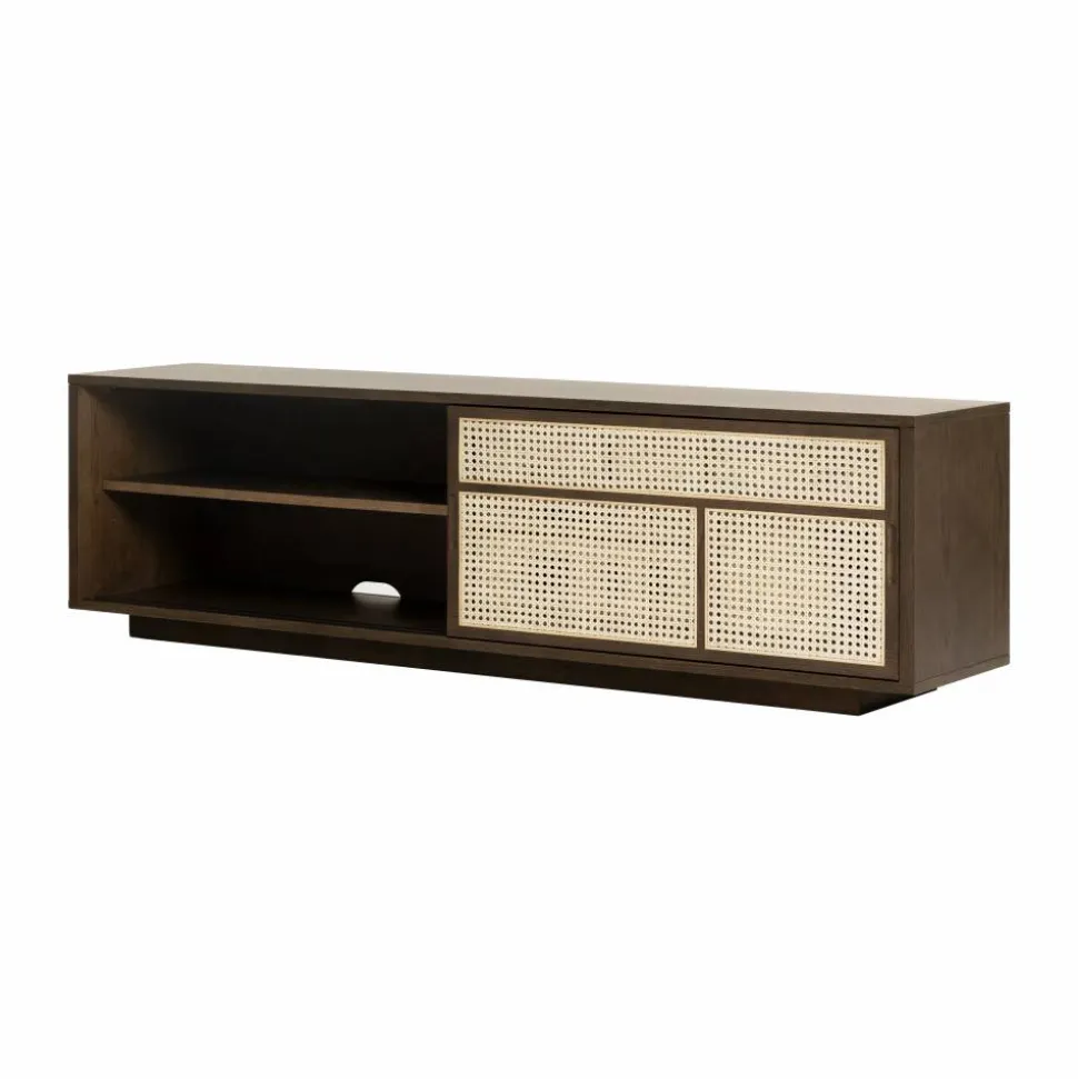 Air sideboard low Mörk ek