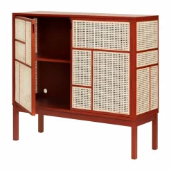 Air sideboard Red 120x110 cm med ben