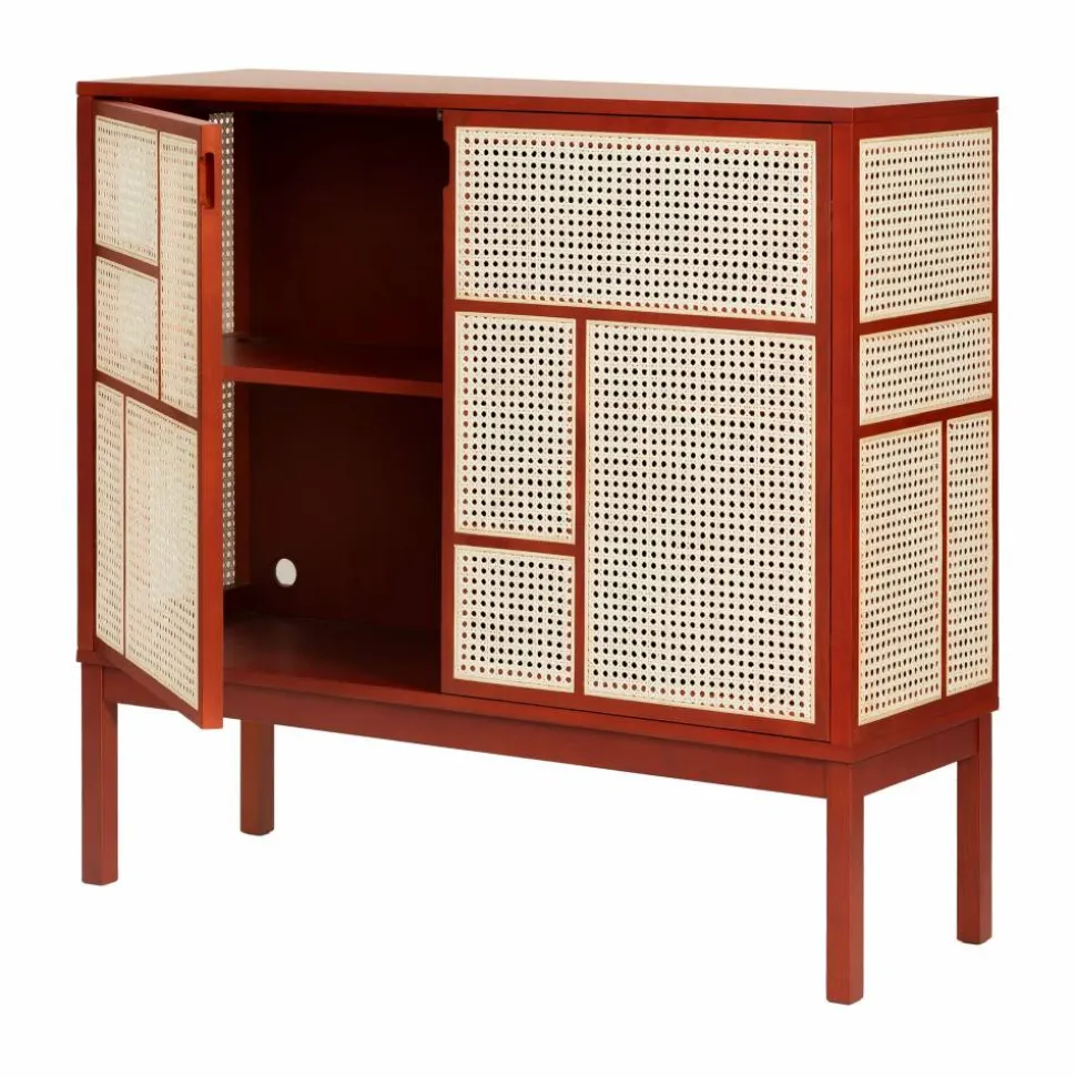 Air sideboard Red 120x110 cm med ben