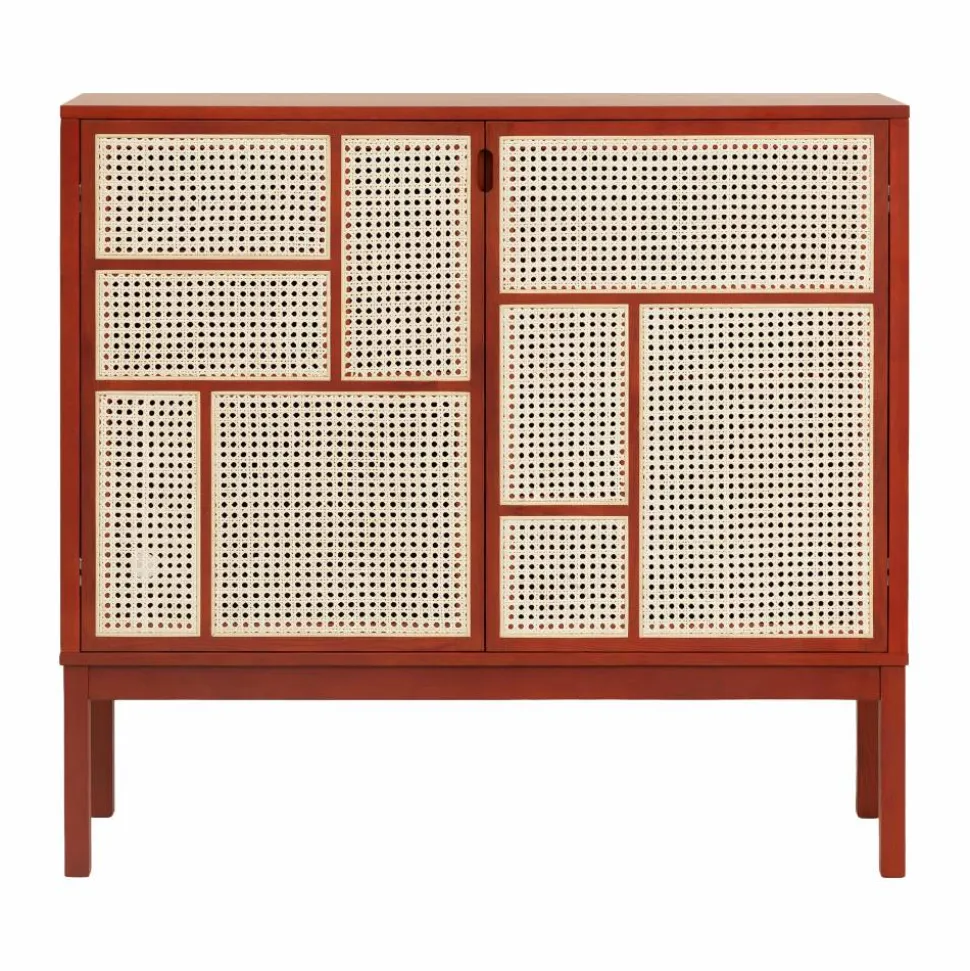 Air sideboard Red 120x110 cm med ben