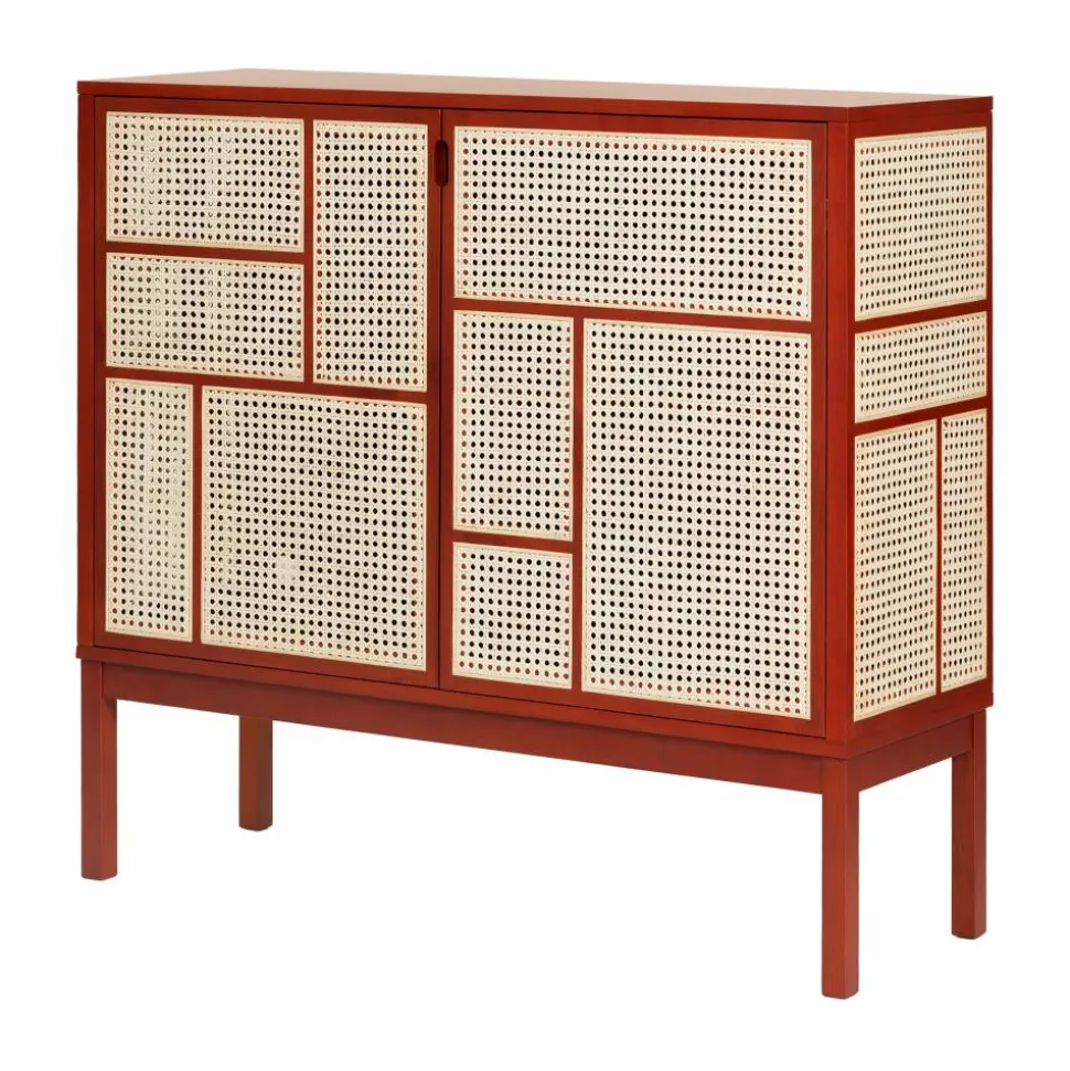 Air sideboard Red 120x110 cm med ben