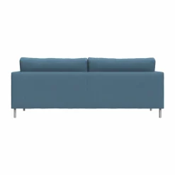 Alex High 2 5-sits soffa Tyg Hiro Light Blue-aluminiumben