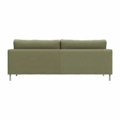 Alex High 2 5-sits soffa Tyg Hiro Lightgreen-aluminiumben