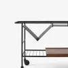 Alima förvaringsvagn lackerad valnöt Black & lacquered walnut