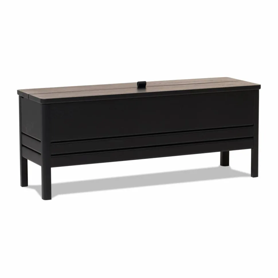A Line förvaringsbänk 111 cm Black