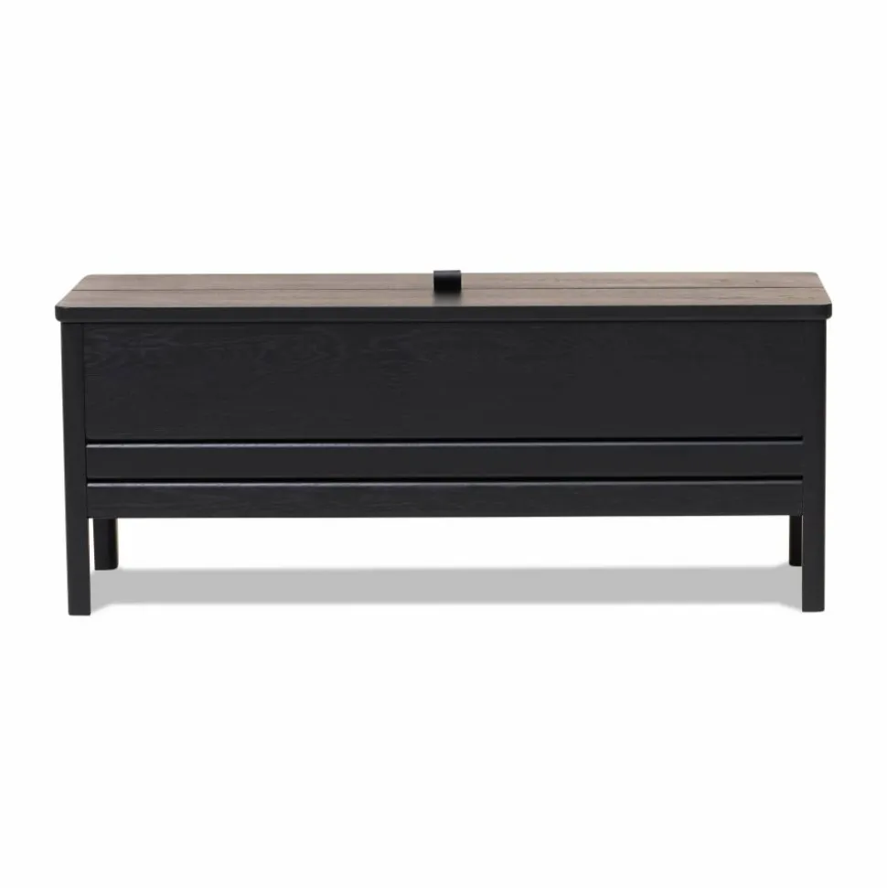 A Line förvaringsbänk 111 cm Black
