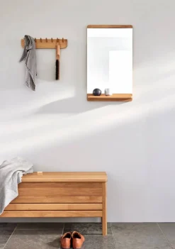 A Line förvaringsbänk 111 cm Ek