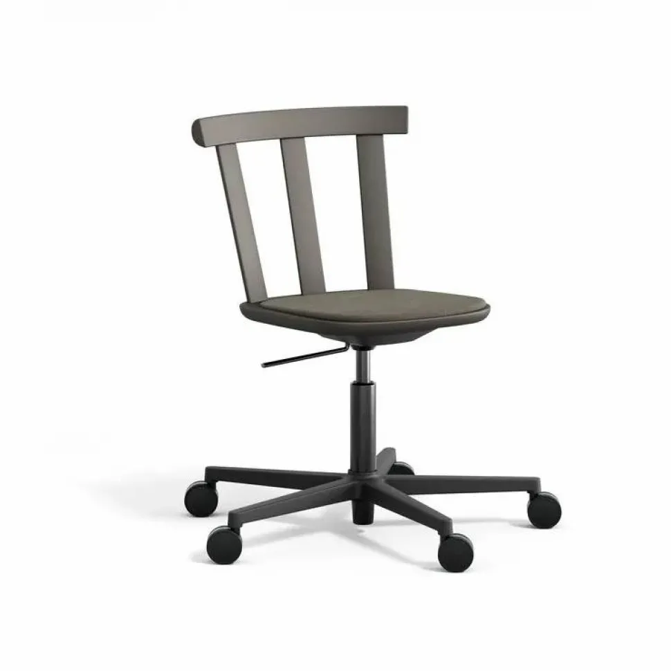 Alt stol snurrstativ klädd sits björk Hallingdal 65-153 dark grey-mörkgrå 62