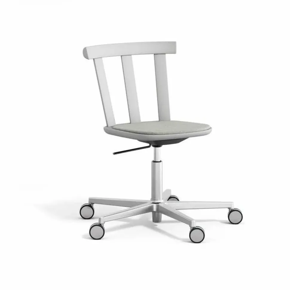 Alt stol snurrstativ klädd sits björk Hallingdal 65-110 light grey-ljusgrå 51