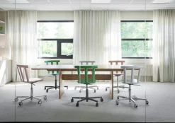 Alt stol snurrstativ klädd sits björk Hallingdal 65-103 grey/beige-vit 21