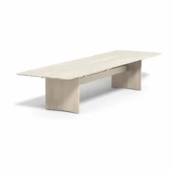 Alt bord 110x385 cm björk Ljus mattlack