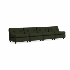 Amanta soffmodul Bottle green-maglia dark green 4-sits