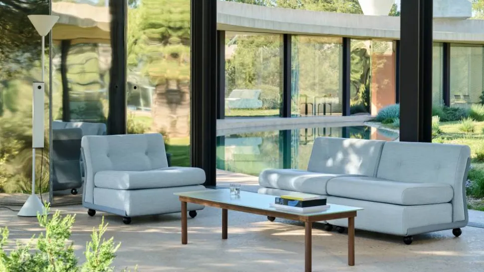 Amanta soffmodul Frost blue-naveli 723 2-sits