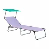 Amigo Top Pop solsäng Lilac-aqua green