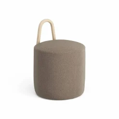 Amstelle puff liten ek naturlack Main Line Flax 23