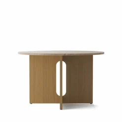Androgyne matbord Sand stone-obehandlat ekstativ