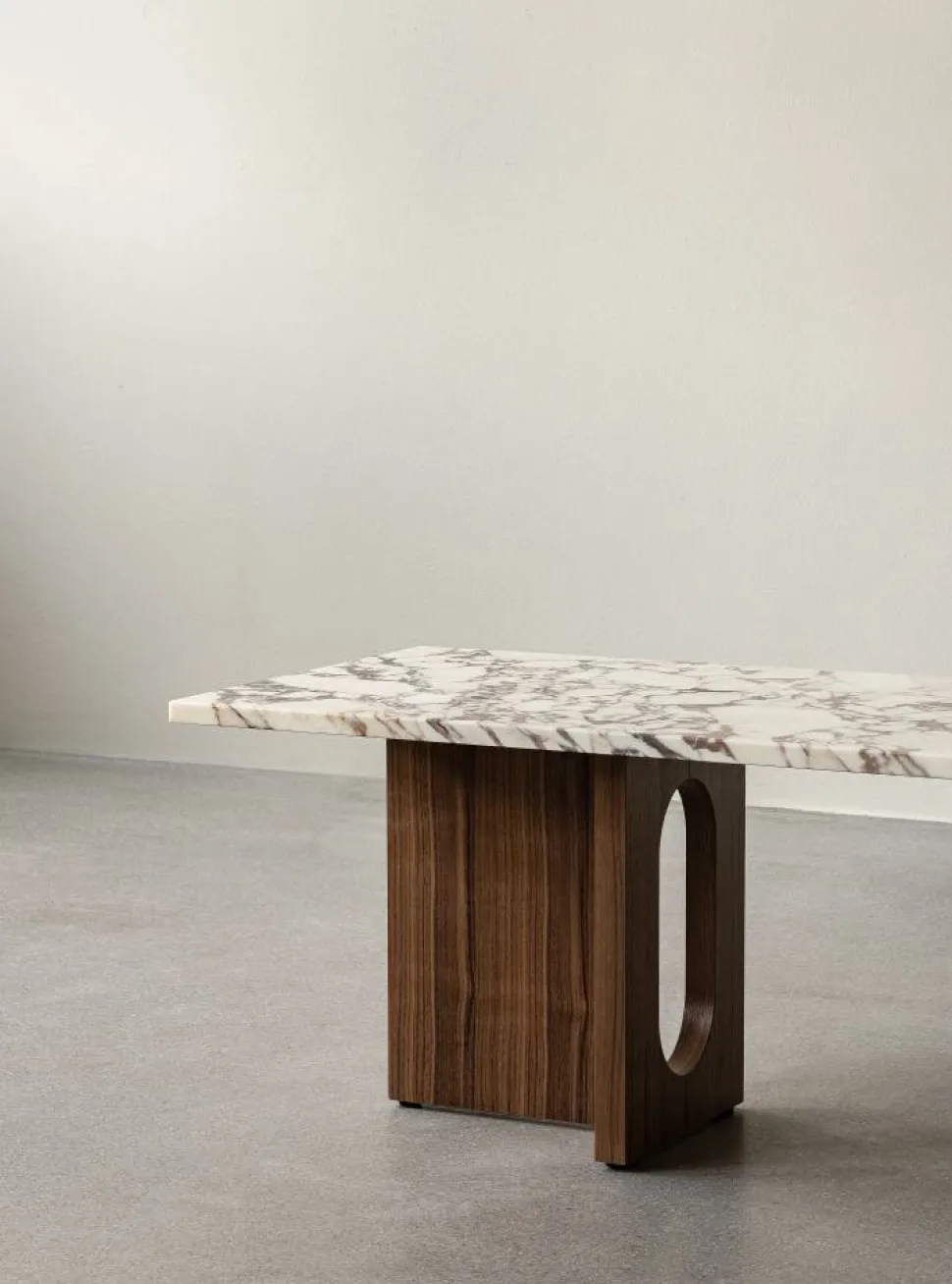 Androgyne loungebord Oak dark st.-calacatta viola