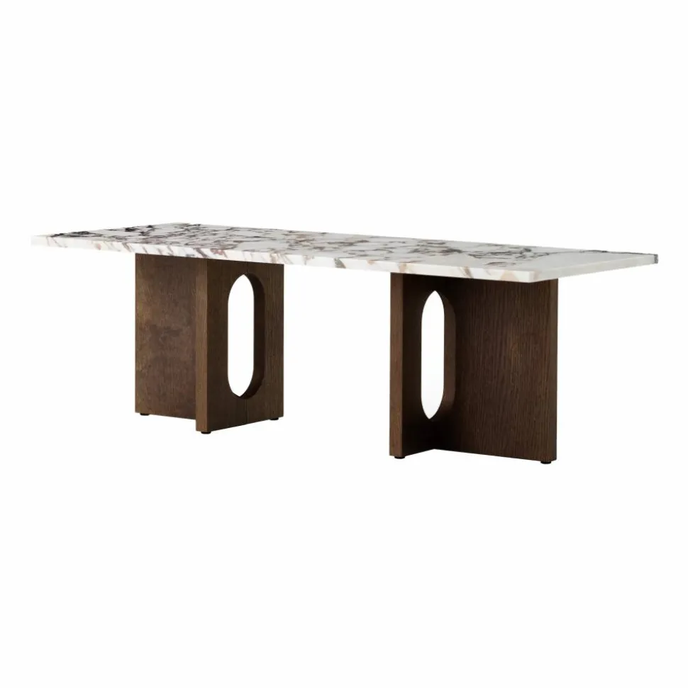 Androgyne loungebord Oak dark st.-calacatta viola