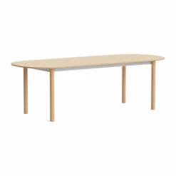Annex Oblong matbord Oxiderad aluminium-lackerad ek 240x95 cm