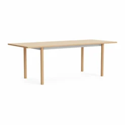 Annex Overhang matbord Oxiderad aluminium-lackerad ek 220x90 cm