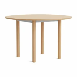 Annex Round matbord Oxiderad aluminium-lackerad ek Ø120 cm