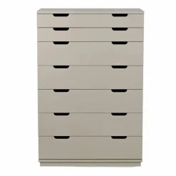 Aoko byrå 7 lådor Beige
