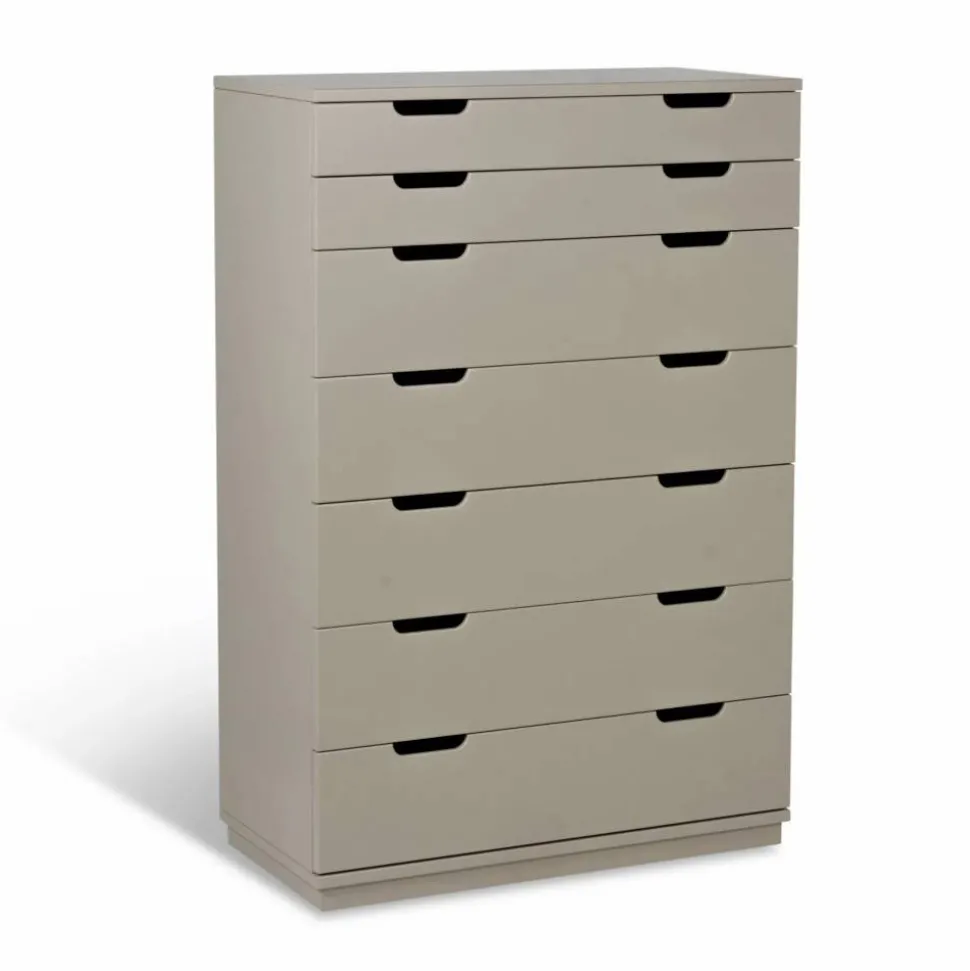 Aoko byrå 7 lådor Beige