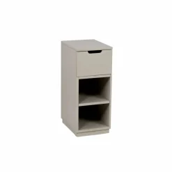 Aoko sängbord 72 cm 1 låda Beige