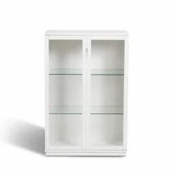 Aoko vitrinskåp 120 cm Vitlack