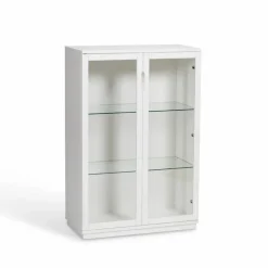 Aoko vitrinskåp 120 cm Vitlack