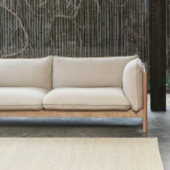 Arbour ECO 2-sits Soffa Tyg vidar 472 mustard-svart bok
