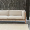 Arbour ECO 2-sits Soffa Tyg vidar 472 mustard vaxoljat valnöt