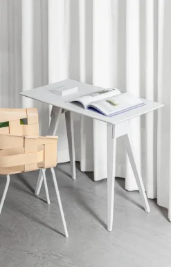 Arco sidobord L Vit