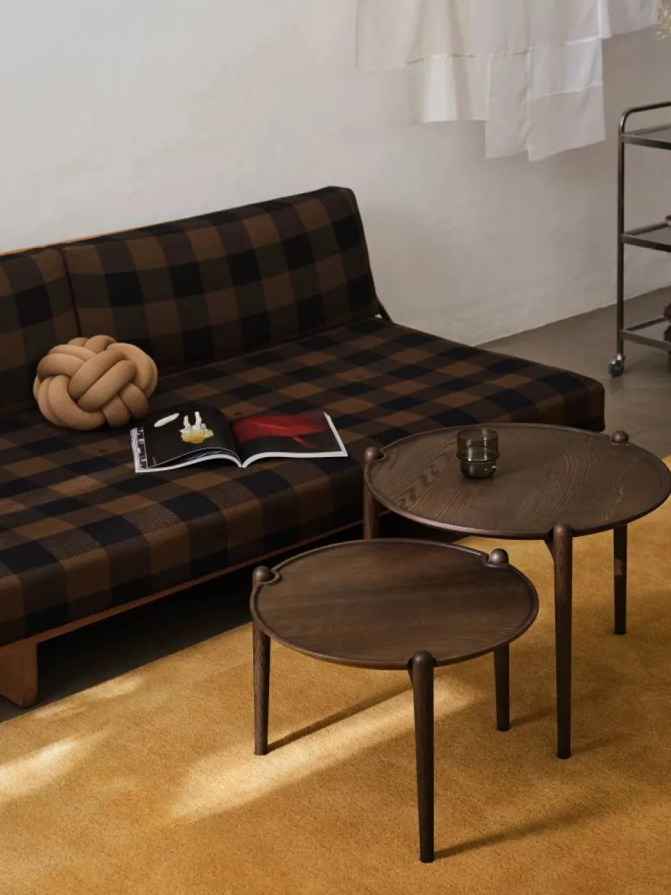 Aria soffbord Dark oak Ø50x37 cm