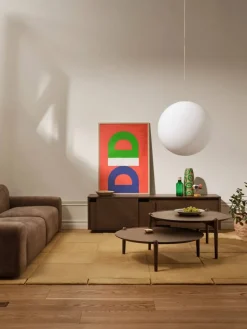 Aria soffbord Mörk ek Ø90x42 5 cm