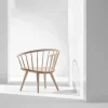 Arka loungestol björk Ljus mattlack