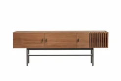 Array sidobord låg 150 cm Valnöt